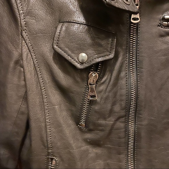 Dolce & Gabbana Motto Leather Jacket Size 38 - Picture 5 of 7